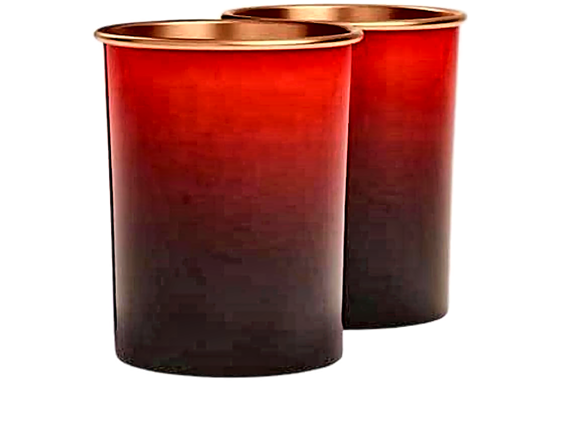 250ml Copper Glass Gift Set - Style 6