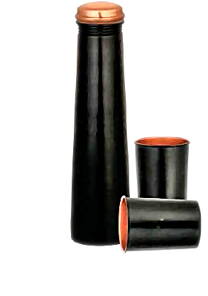 Black Cone Bottle Gift Set
