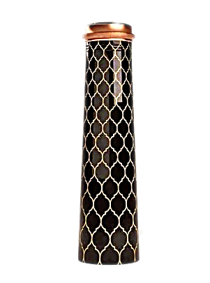 Q7 Meenakari Bottle Moroccan Gold