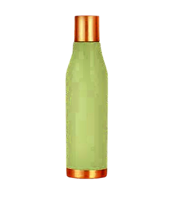 Wine & Glass Copper Water Bottle - Style 2