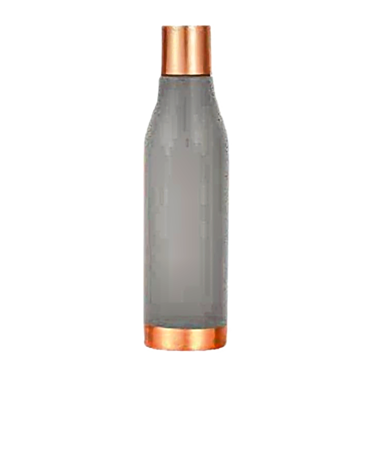 Wine & Glass Copper Water Bottle - Style 5